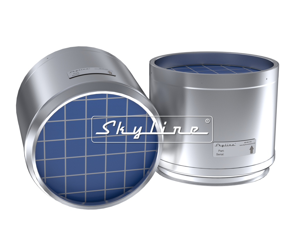 DJ0715 Skyline Aftermarket DPF for Detroit Diesel DD5 DD8