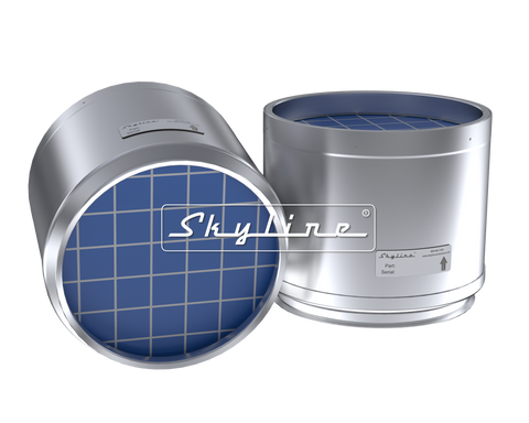 DJ0715 Skyline Aftermarket DPF for Detroit Diesel DD5 DD8